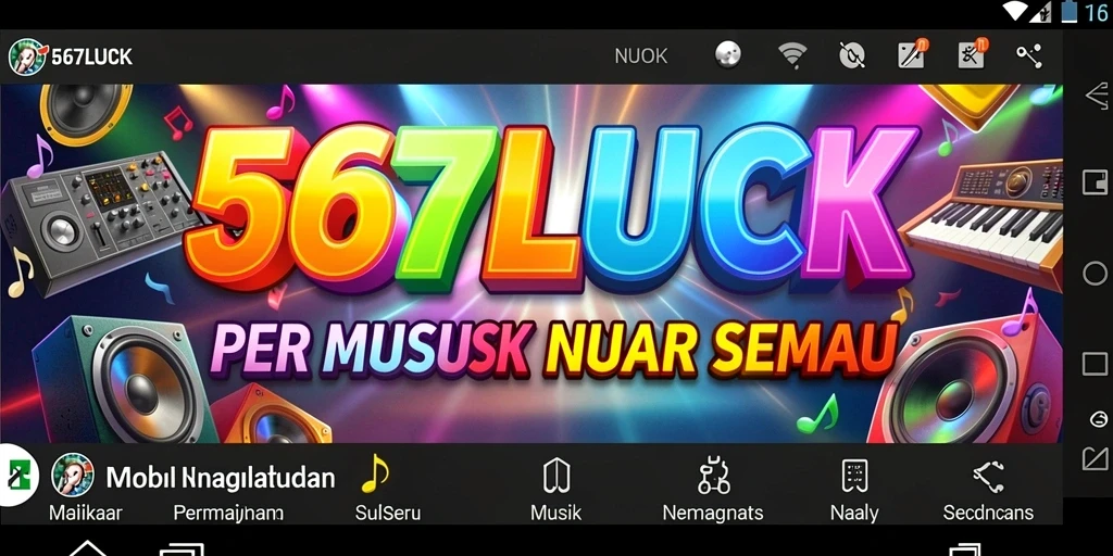 Tampilan gameplay yang menarik dari 567LUCK