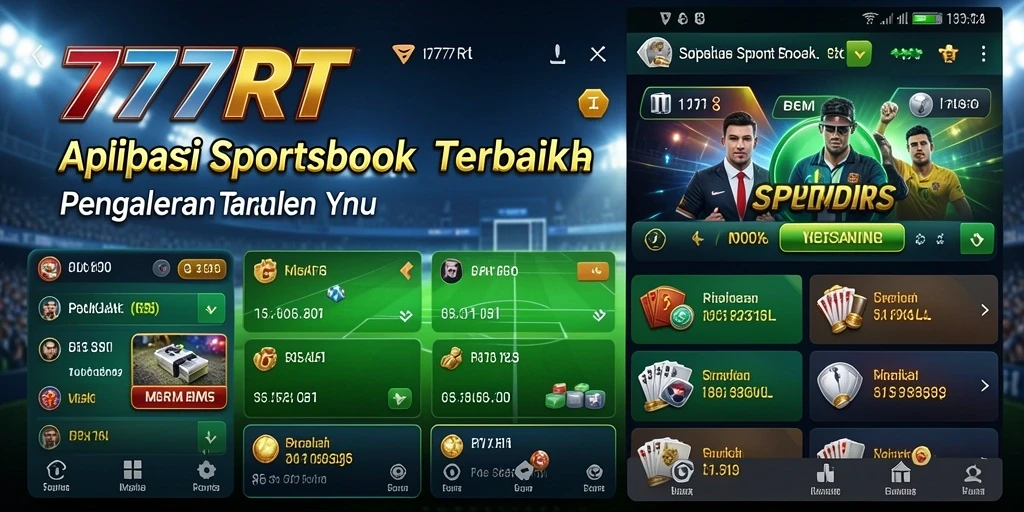 Tampilan screenshot gameplay yang menarik dari aplikasi Sportsbook 777RT.