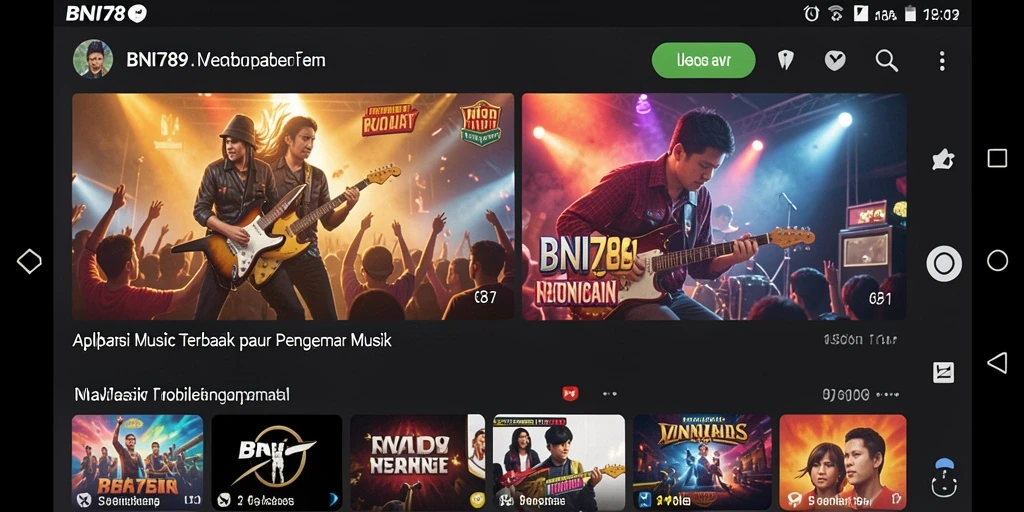 Screenshot utama <strong>BNI789</strong> yang menunjukkan pengalaman gameplay musik yang menarik.