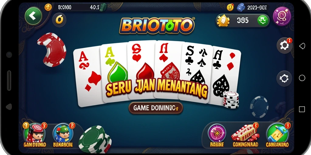 Tampilan gameplay BRIOTOTO yang seru dan menantang.