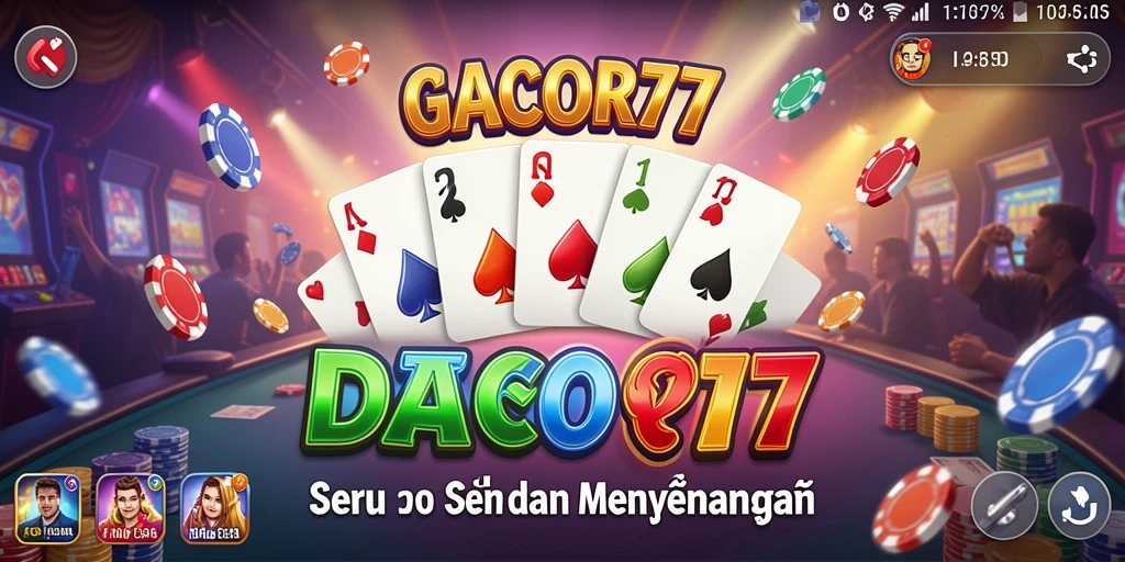 Screenshot gameplay Domino GACOR77 yang menarik dan interaktif.