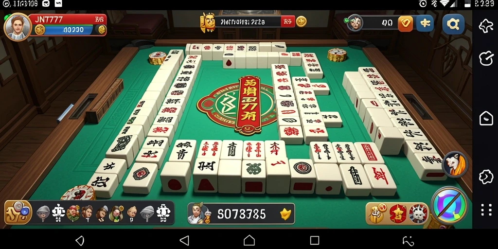Tampilan gameplay Mahjong yang menarik dari JNT777.
