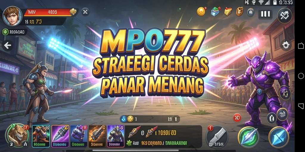 Tampilan gameplay menarik dan mendebarkan dari MPO777.