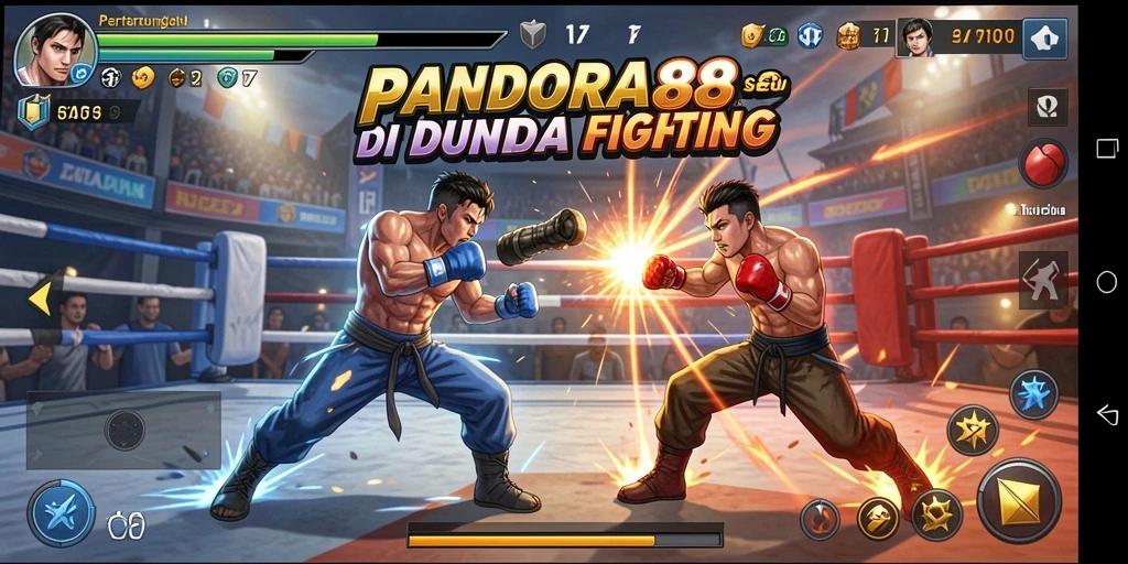 Gameplay seru pertarungan karakter di PANDORA88.