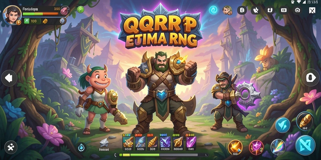 Tangkapan layar gameplay <strong>QQRP</strong> yang menampilkan karakter dan dunia yang kaya.