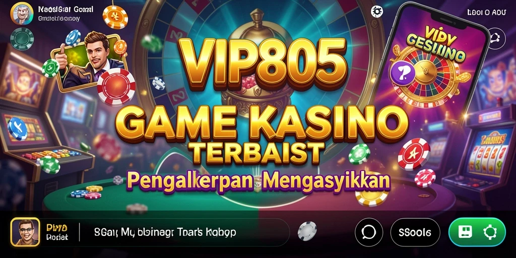 Tampilan gameplay VIP805 dengan grafis yang menawan dan efek yang memukau.